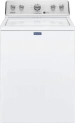 Maytag – 3.8 Cu. Ft. High Efficiency Top Load Washer with PowerWash Agitator – White