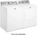 Maytag – 3.8 Cu. Ft. High Efficiency Top Load Washer with PowerWash Agitator – White - Image 4
