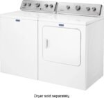 Maytag – 3.8 Cu. Ft. High Efficiency Top Load Washer with PowerWash Agitator – White - Image 8