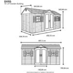 Side Entry 15 ft. W x 8 ft. D Plastic Storage Shed - Image 5