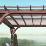 Somerville 14×10 pergola – walnut stain - Image 7