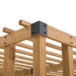 SummerCove 10.5 ft. x 10 ft. Cedar Wood Pergola with Adjustable Hanging Planters - Image 8