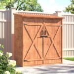 5 ft. W x 2 ft. 7 in. D Solid Wood Lean-To Tool Shed