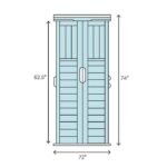 6 ft. W x 3 ft. D Grand Garden Chalet Cedar Wood Tool Shed - Image 6