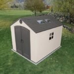 8 Ft. W x 10 Ft. D Plastic Traditional Storage Shed - Image 10
