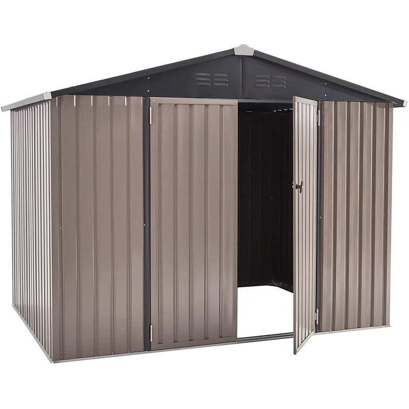 img-501.jpg 8 Ft. W x 6 Ft. D Metal Storage Shed - Image 1