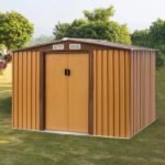 8.3 ft. W x 6 ft. D Metal Storage Shed