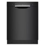 Bosch 300 Series 24″ Black Built in Dishwasher