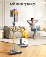 Cordless Vacuum Cleaner, 550W 45KPA 60 Mins Runtime Self-Standing Vacuum - Image 2