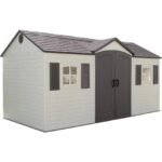 Lifetime 15 ft. x 8 ft. Resin Outdoor Garden Shed