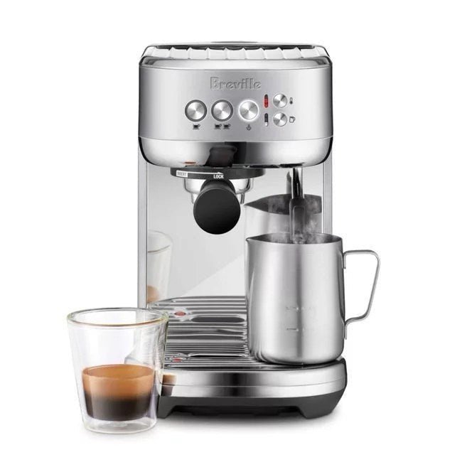 stainless_ff7f964a-0fec-48f2-8165-62bb47c16890-1.jpg Breville The Bambino Plus Espresso Machine, Stainless Steel-BES500 - Image 1
