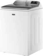 Maytag – 5.3 Cu. Ft. High Efficiency Smart Top Load Washer with Extra Power Button – White - Image 3