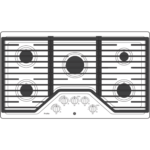GE Profile Series 36″ Built-In Gas Cooktop PGP7036DLBB - Image 2
