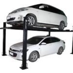 APlusLift HW-8S 8,000LB 4-Post Portable Storage Car Lift