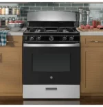 GE 30″ Free-Standing Gas Range JGBS30RETSS - Image 2