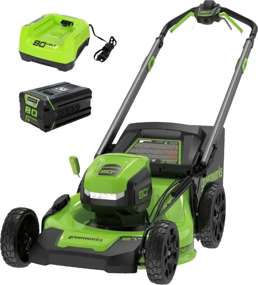 247.jpg Greenworks 80V 21-Inch Self-Propelled Lawn Mower - Image 1