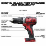 MILWAUKEE Cordless Tool Combination Kit: 4 Tools, 18 V DC Volt, Battery Included, M18™, M18™, 2PYZ8 - Image 10