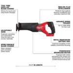 Milwaukee M18 FUEL Cordless Brushless 5 Tool Combo Kit - Image 5