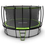 JumpFlex Hero Round Outdoor Backyard Trampoline
