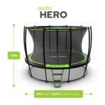 JumpFlex Hero Round Outdoor Backyard Trampoline - Image 2