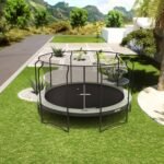 Acon Air 15ft Round Trampoline with Premium Net and Ladder - Image 4