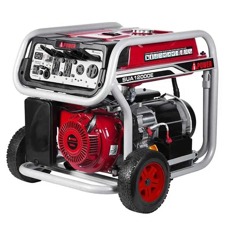 4298a730-75a8-440c-953b-6299cfa88db4.webp A-iPower 12000 Watt Portable Gas Powered Generator with Electric Start and Wheel Kit - Image 1