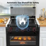 CAMPLUX 2-in-1 RV Propane Oven Stove - Image 5