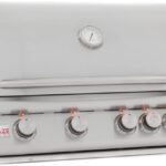 Blaze 32 Inch 4-Burner LTE Gas Grill with Rear Burner and Built-in Lighting System