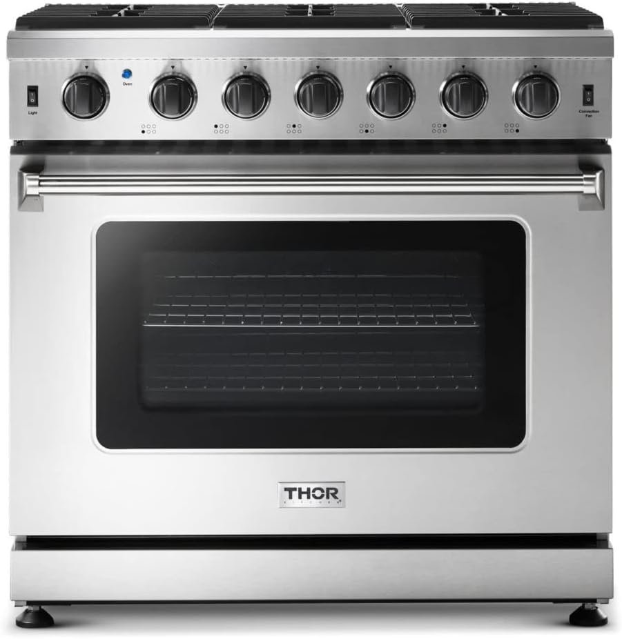 51bmezorauL._AC_SL1024_.jpg Thor Kitchen 36-Inch Gas Range LRG3601U - Image 1