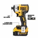 DEWALT Cordless Tool Combination Kit: 6 Tools, 20 V DC Volt, Battery Included, 20V MAX* XR®, 31AC52 - Image 6