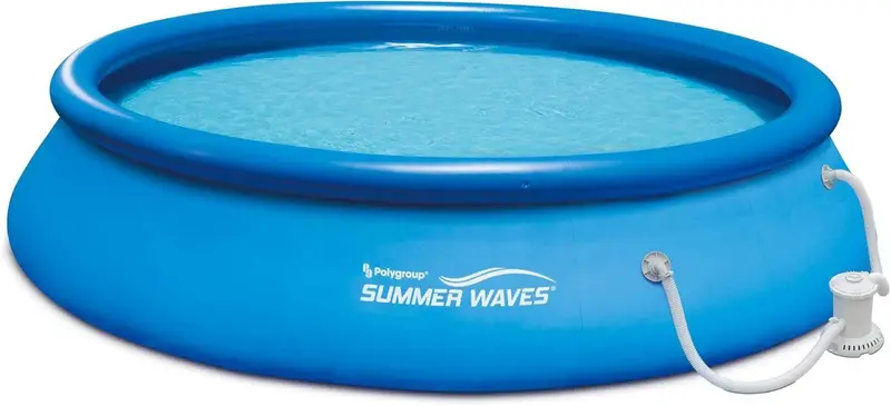 6108BLr3MDL._AC_SL1500_.webp Summer Waves 15ft x 36in Quick Set Inflatable Outdoor Above Ground - Image 1