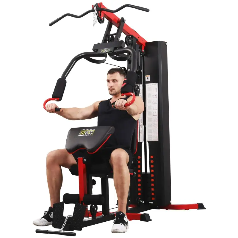 653-2.webp Fitvids LX750 Multifunctional Full Home Gym System Workout Station - Image 1