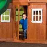 Backyard Discovery Shenandoah Cedar Wood Swing Set Slide - Image 6