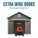 Heartland Asheville 10-ft x 12-ft Gable Style Wood Outdoor Storage Shed - Image 7