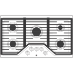 36 In. 5 Burners Gas Range - Image 8