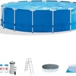 Intex 15′ x 48′ Metal Frame Above Ground Pool Set