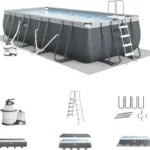 Intex Ultra XTR Rectangular Swimming Pool Set with Pump