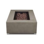 Real Flame Aegean 50″ Rectangle Propane Gas Outdoor Fire Table - Image 6