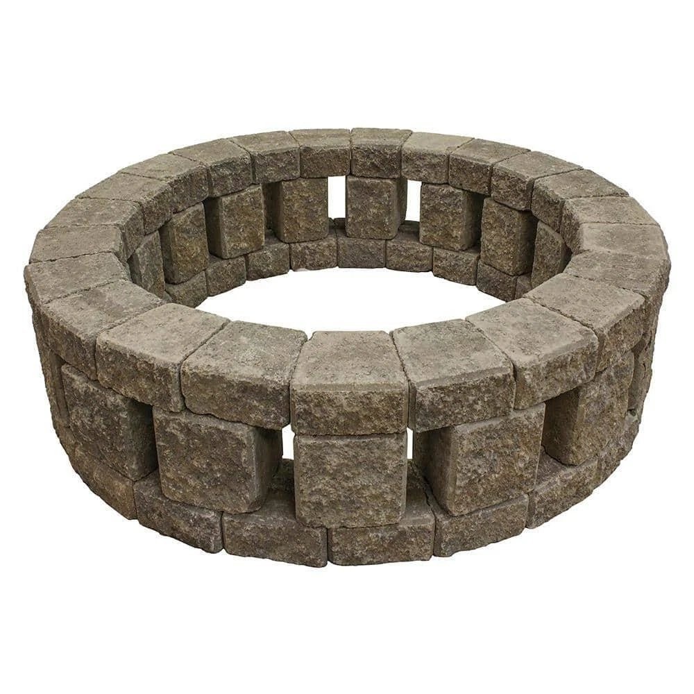 735-2.jpg Stonehenge 58 in. x 16 in. Concrete Fire Pit Kit in Northwest Blend - Image 1
