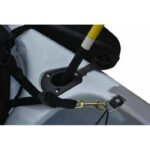 Brooklyn Kayak UH-FK184-GRY 9 ft. 2 in. Sit on Top Single Fishing Kayak Seat And Paddle – Grey Camo - Image 5