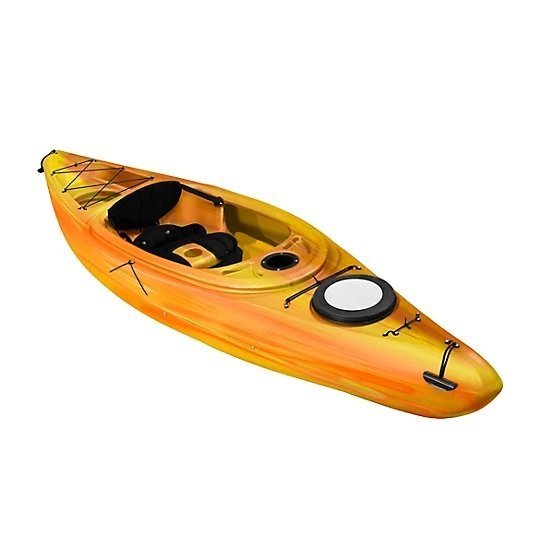 808.jpg Sun Dolphin Simcoe 10.4, Sit-in Recreational Kayak with Paddle, Tequila Sunrise - Image 1