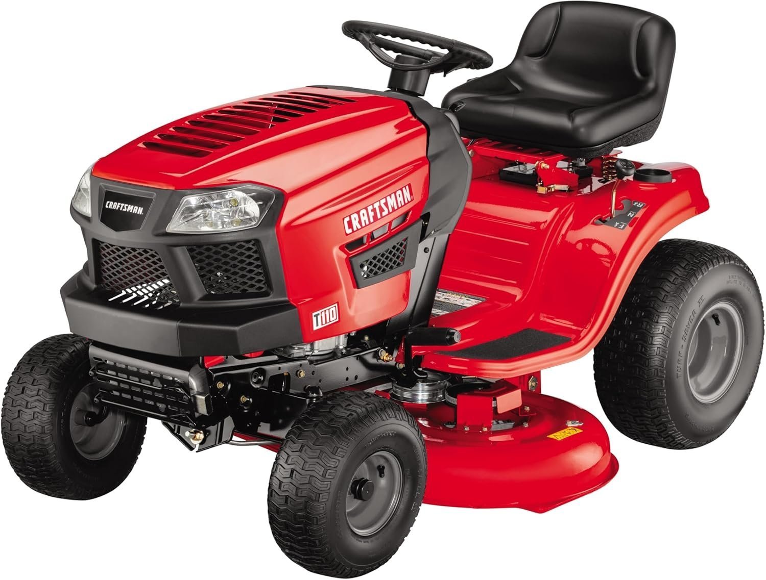 81ehgOnp7eL._AC_SL1500_.jpg Craftsman 42-in. Gear Gas Riding Mower - Image 1
