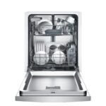 Bosch 100 Series PureDry 50-Decibel Front Control 24-in Built-In Dishwasher (Fingerprint-Resistant Stainless Steel) ENERGY STAR