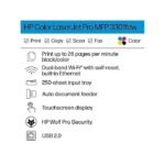HP Color LaserJet Pro MFP 3301fdw | Color | Print, copy, scan, fax | Wireless | 499Q5F#BGJ - Image 5