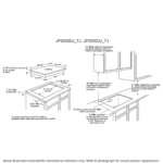GE 30″ Built-In Knob Control Electric Cooktop JP3030DWBB - Image 3