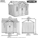 Lifetime 60243 10 x 8 Ft. Outdoor Storage Shed - Image 14