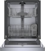 Bosch SHE41CM5N 300 Series 24″ Dishwasher 48 db – Recessed Handle, Stainless Steel - Image 5