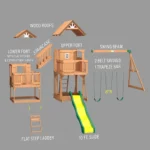 Backyard Discovery Malibu Cedar Swing Set - Image 7