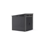 Suncast Modernist 7 ft. x 7 ft. Resin Vertical Pent Storage Shed with Floor Kit - Image 2
