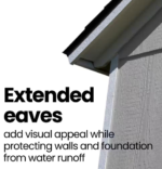 Handy Home Meridian Wooden Storage Shed – Multiple Sizes - Image 6